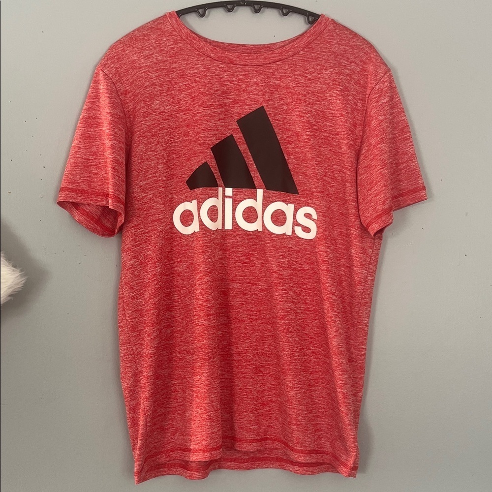 Adidas Men's Heathered Red Tee XL